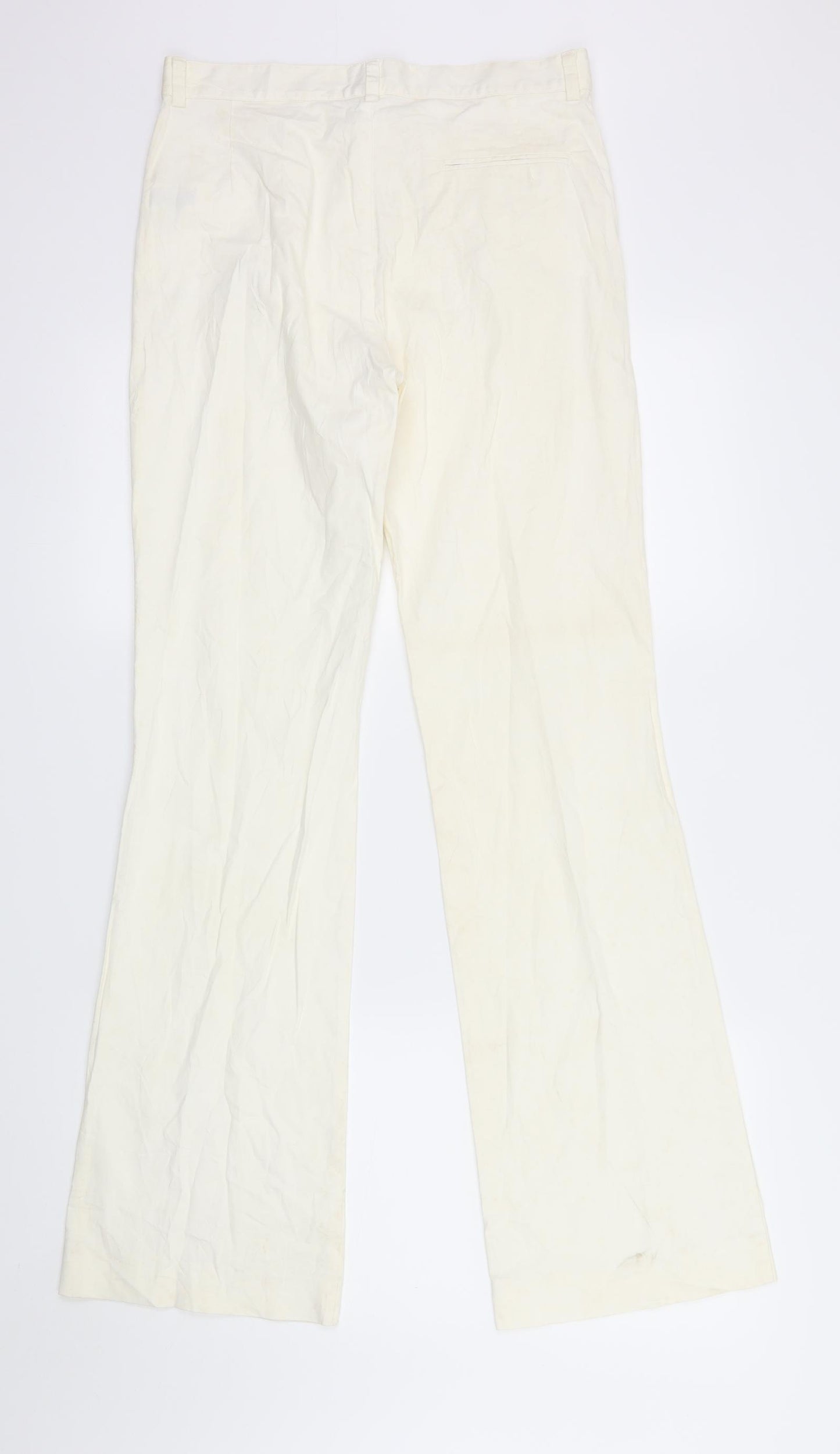 Savida Womens Ivory   Straight Jeans Size 12 L31 in