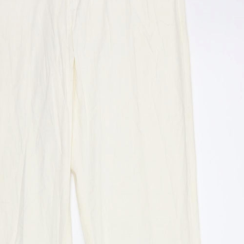 Savida Womens Ivory   Straight Jeans Size 12 L31 in