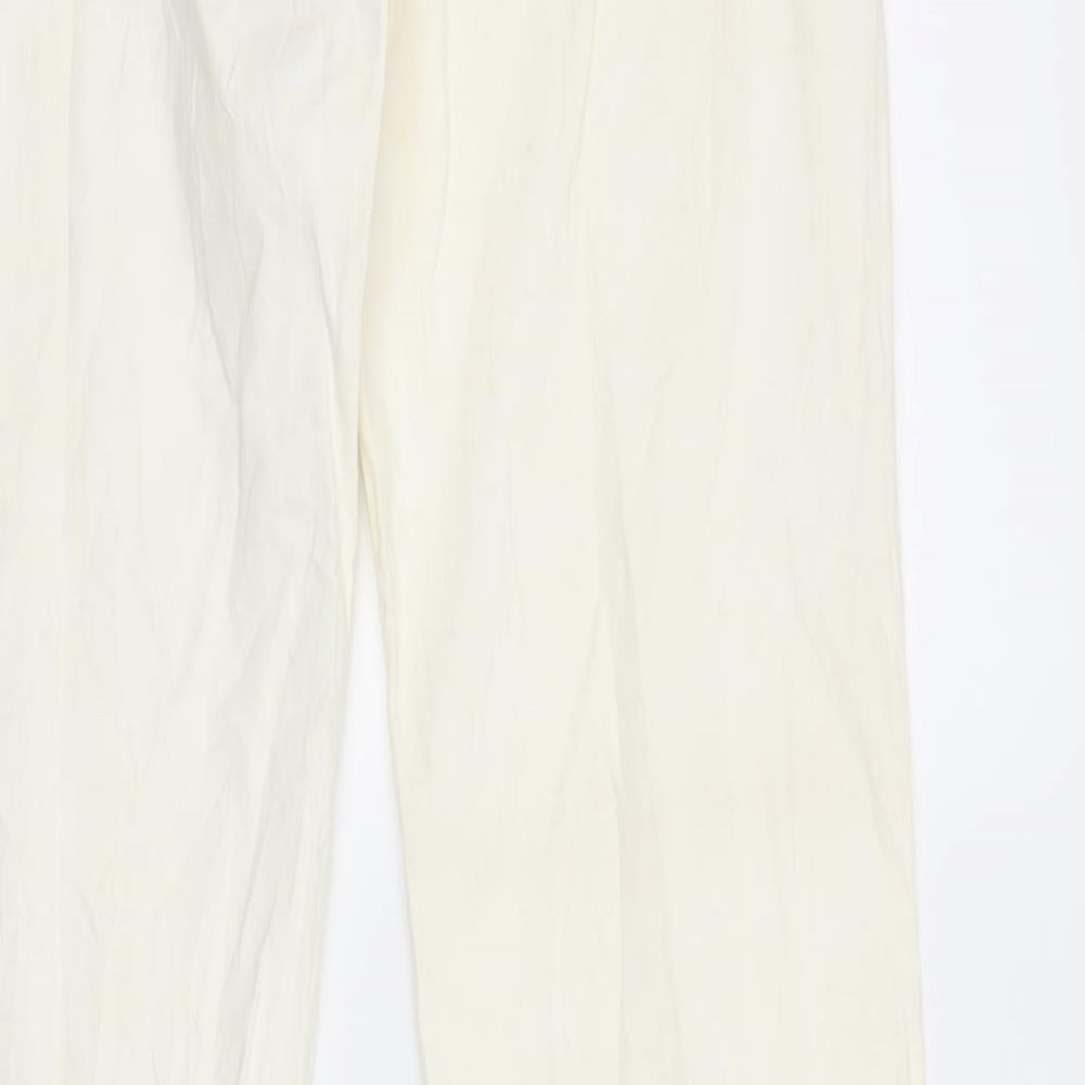 Savida Womens Ivory   Straight Jeans Size 12 L31 in