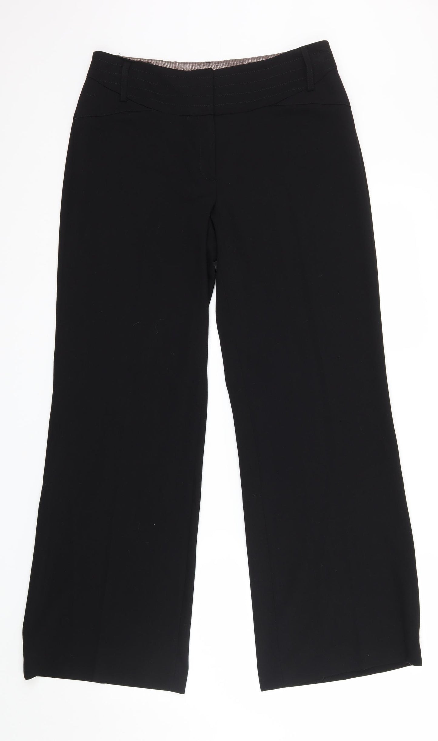 NEXT Womens Black   Trousers  Size 12 L31 in