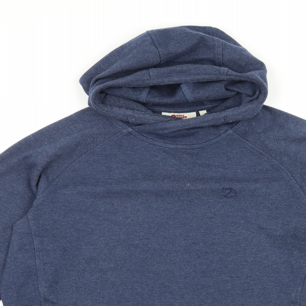 fjall raven Mens Blue  Jersey Pullover Hoodie Size S