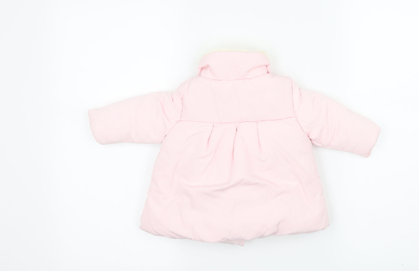 NEXT Girls Pink   Puffer Jacket Coat Size 3-6 Months