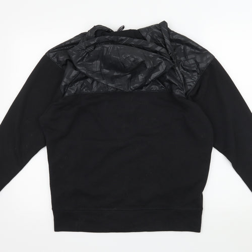 adidas Womens Black  Jersey Full Zip Hoodie Size S