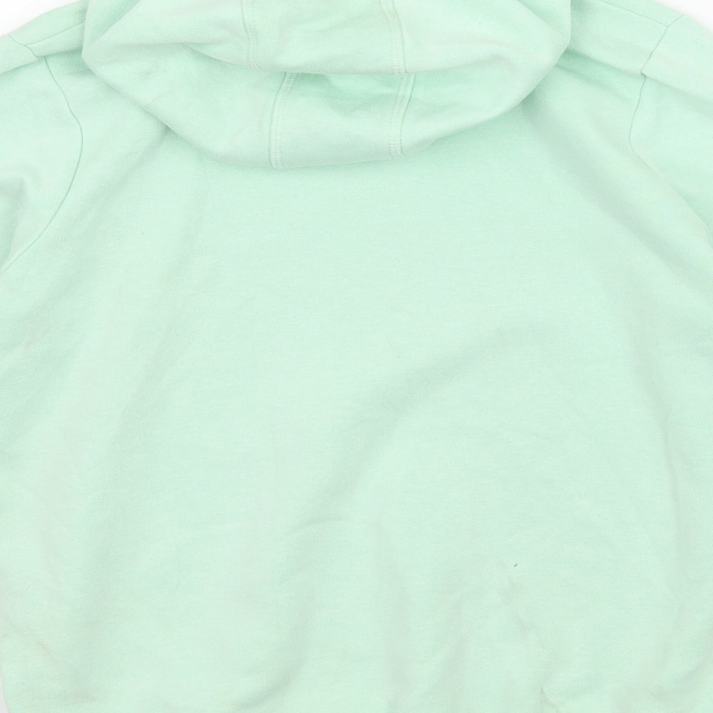 George Girls Green  Jersey Pullover Hoodie Size 11-12 Years