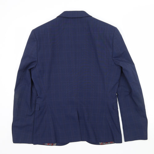 NEXT Mens Blue   Jacket Blazer Size M  - Super Skinny Fit