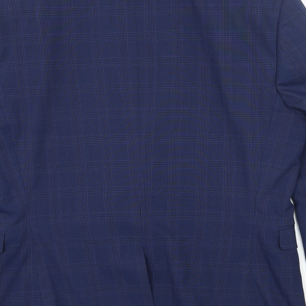 NEXT Mens Blue   Jacket Blazer Size M  - Super Skinny Fit
