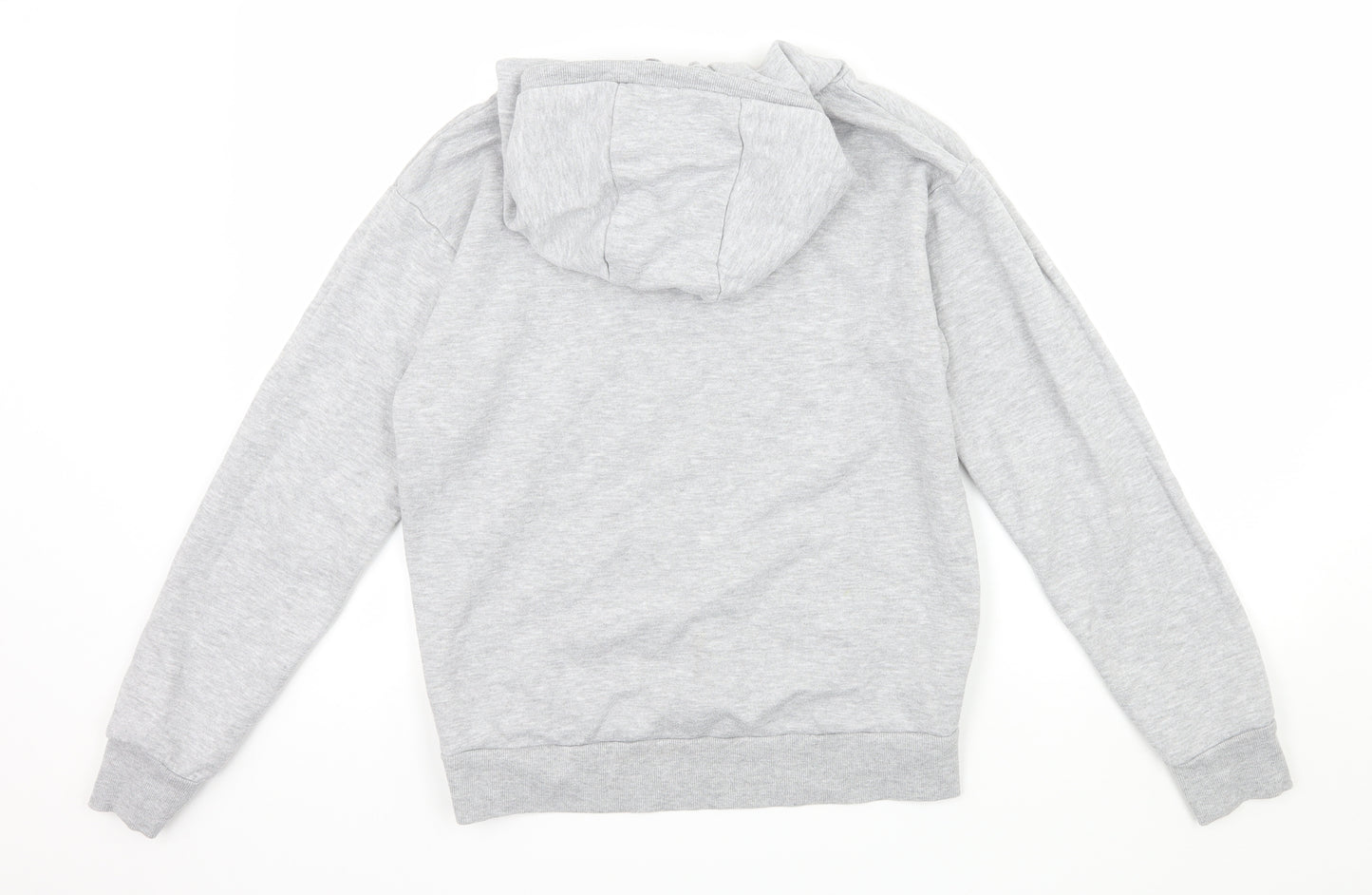 Primark Womens Grey  Jersey Pullover Hoodie Size 4