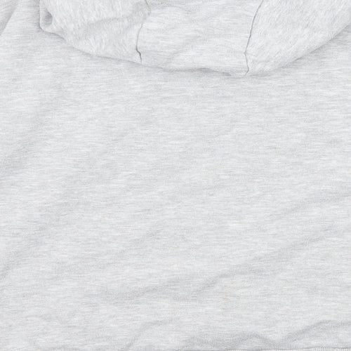 Primark Womens Grey  Jersey Pullover Hoodie Size 4