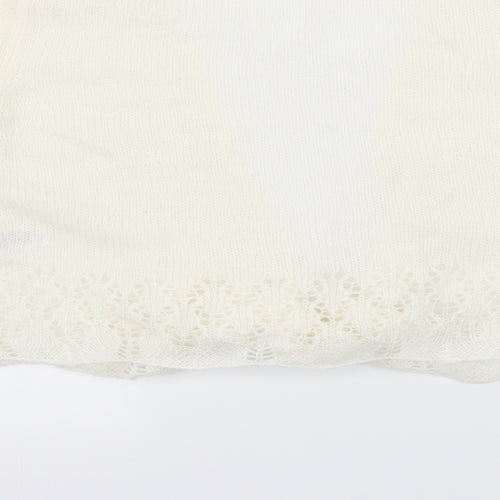 George Womens Ivory  Knit Cardigan Jumper Size S
