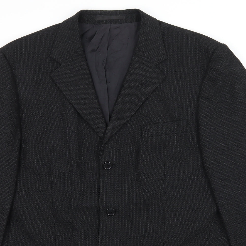 Burton Mens Black   Jacket Suit Jacket Size L