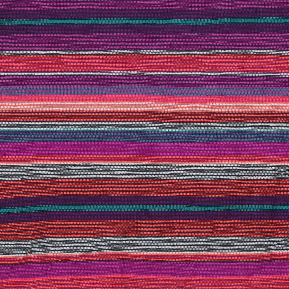BASSINI Womens Multicoloured Striped Knit Cardigan Jumper Size L