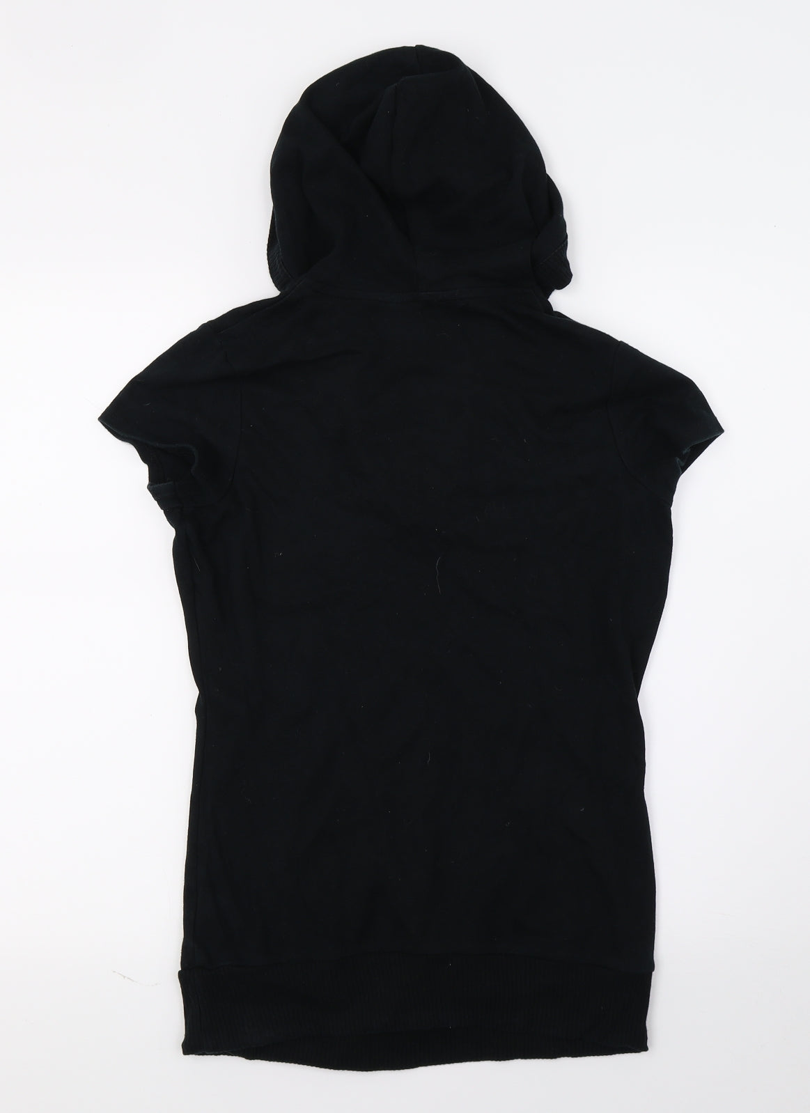 Dorothy Perkins Womens Black  Jersey Pullover Hoodie Size 12
