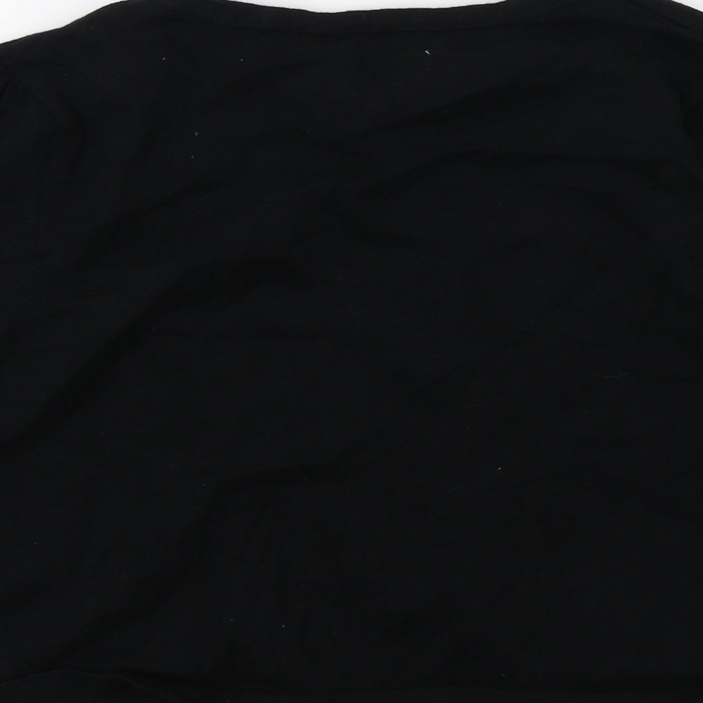 George Womens Black  Knit Cardigan Jumper Size 14