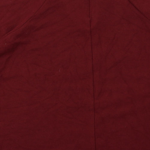 Marks and Spencer Womens Red  Jersey Pullover Sweatshirt Size 16