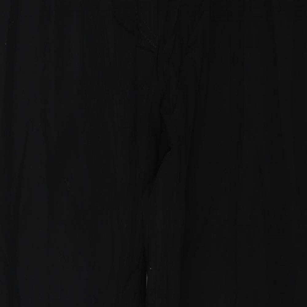 Preworn Womens Black   Trousers  Size 16 L29 in