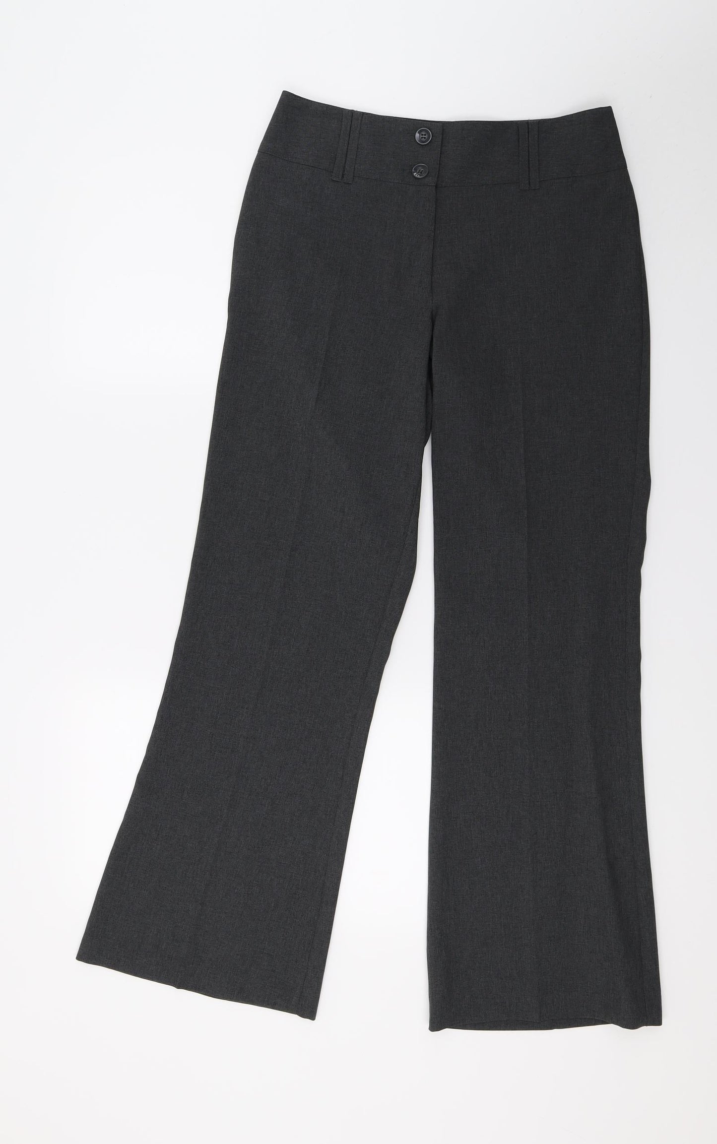 Papaya Womens Grey   Trousers  Size 8 L29 in