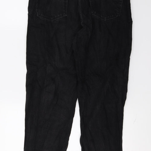 Reclaimed Vintage Womens Black  Denim Straight Jeans Size 30 in L26 in