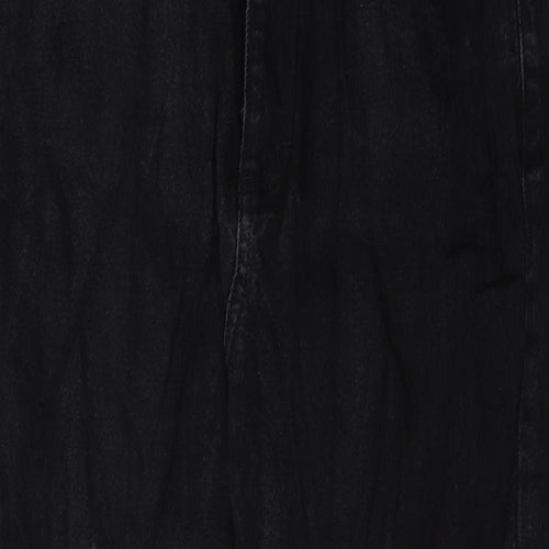 Reclaimed Vintage Womens Black  Denim Straight Jeans Size 30 in L26 in