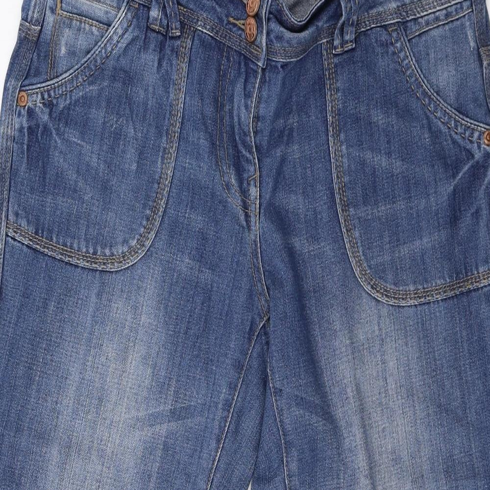NEXT Womens Blue  Denim Cropped Jeans Size 10 L23 in