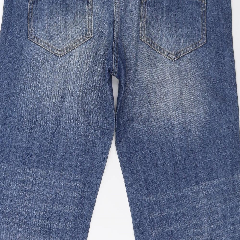 NEXT Womens Blue  Denim Cropped Jeans Size 10 L23 in