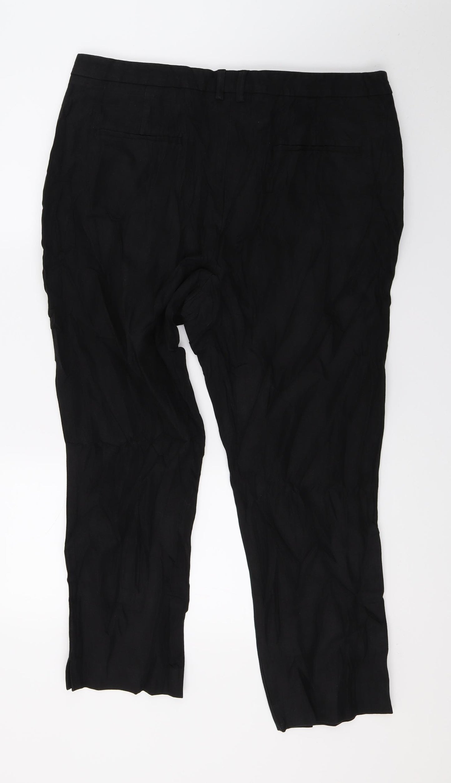 Kley Womens Black   Trousers  Size 18 L26 in