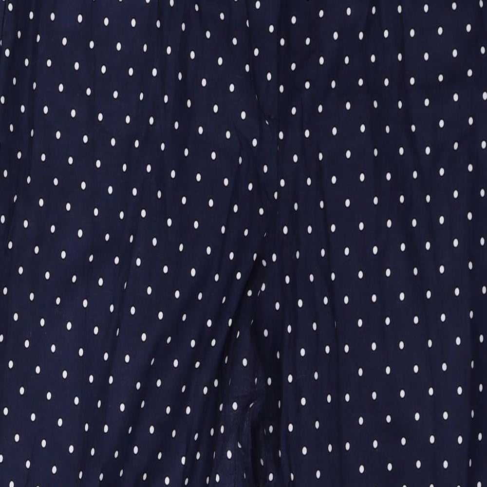 Boden Womens Blue Polka Dot  Trousers  Size 16 L27 in