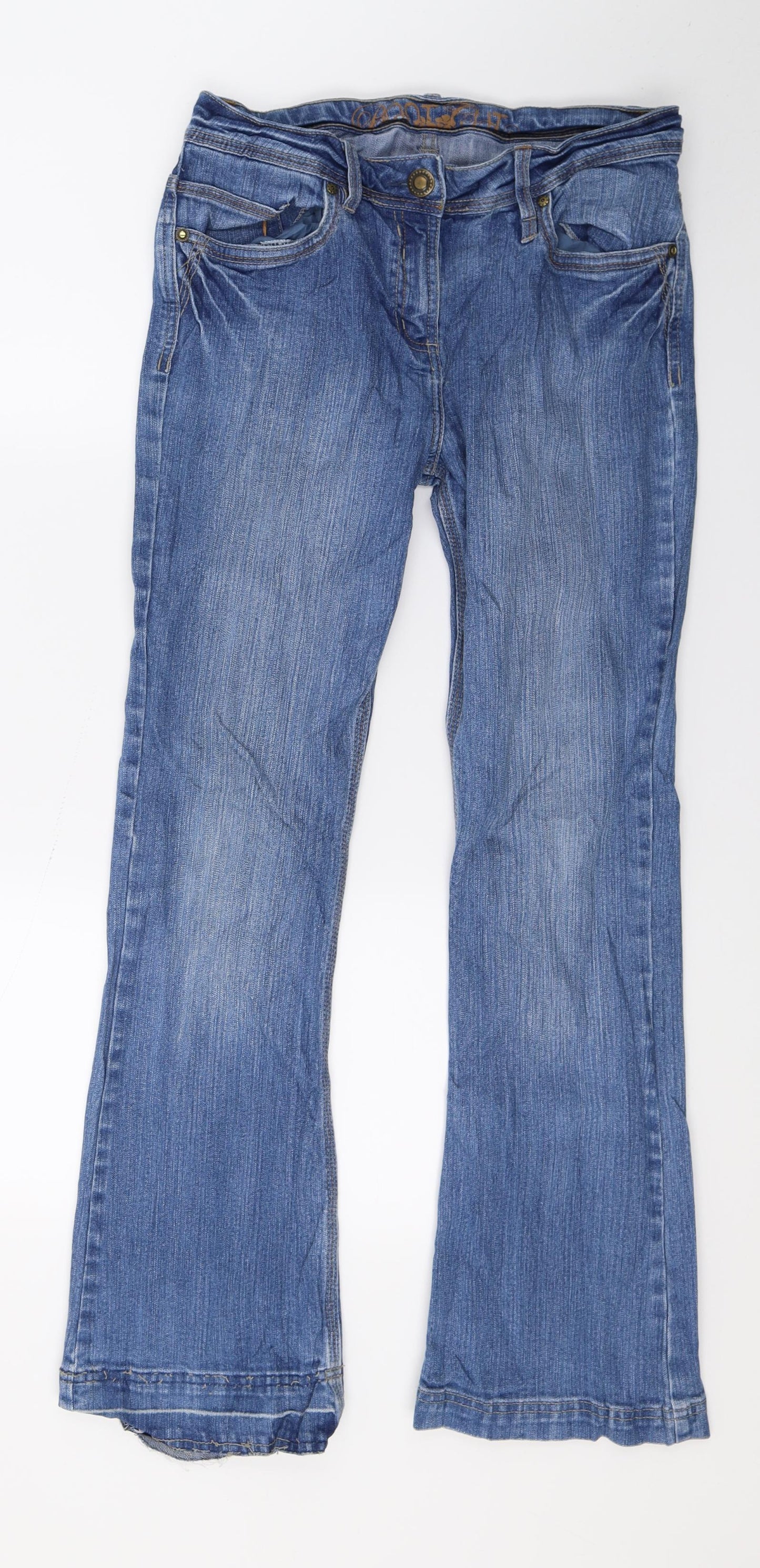 George Womens Blue  Denim Straight Jeans Size 10 L29 in