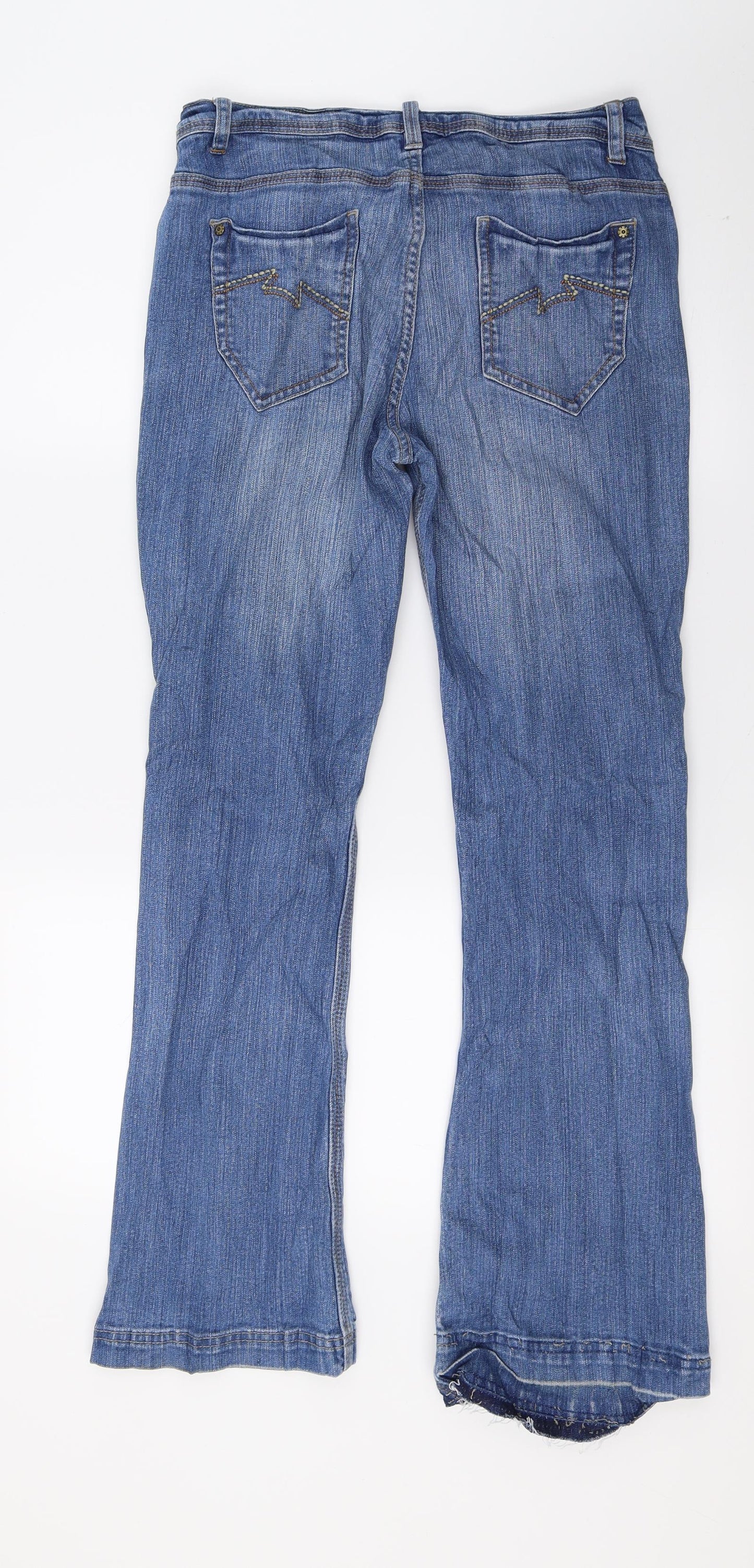George Womens Blue  Denim Straight Jeans Size 10 L29 in