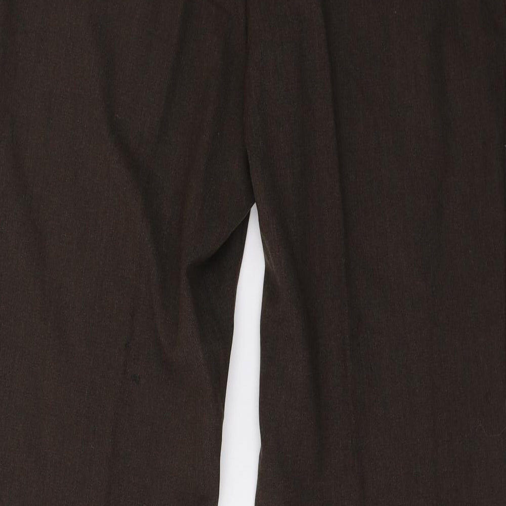 Marks and Spencer Womens Brown   Trousers  Size 16 L28 in