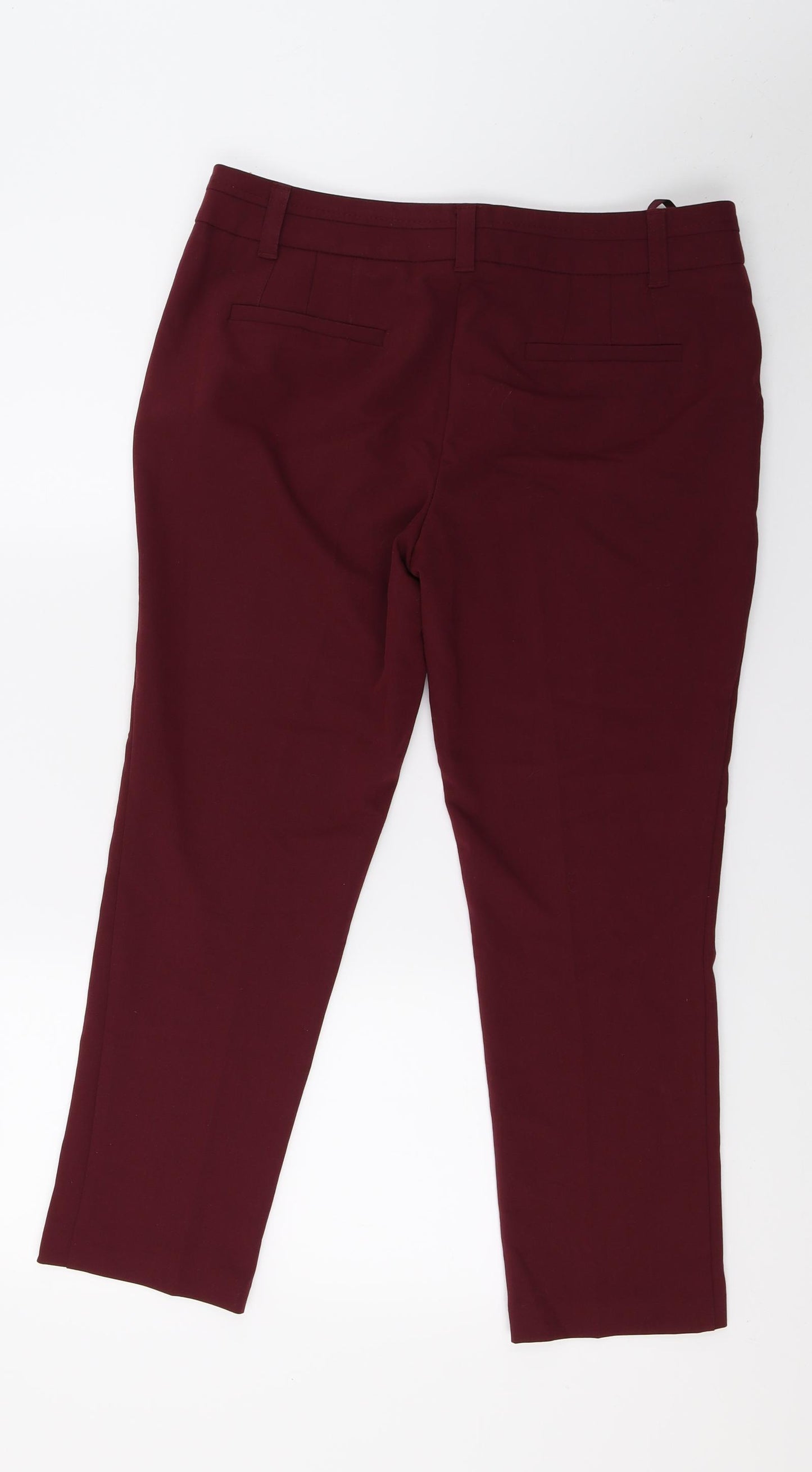 NEXT Womens Purple   Cropped Trousers Size 10 L25 in