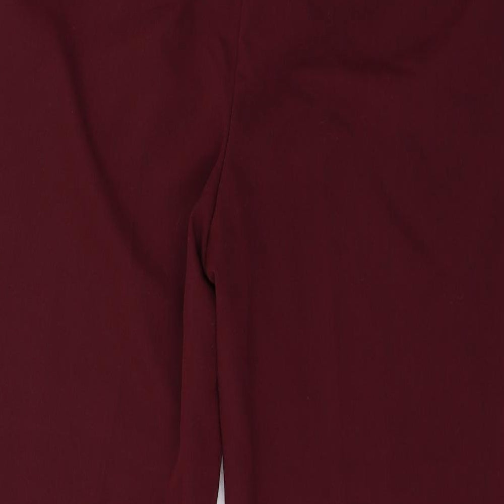 NEXT Womens Purple   Cropped Trousers Size 10 L25 in