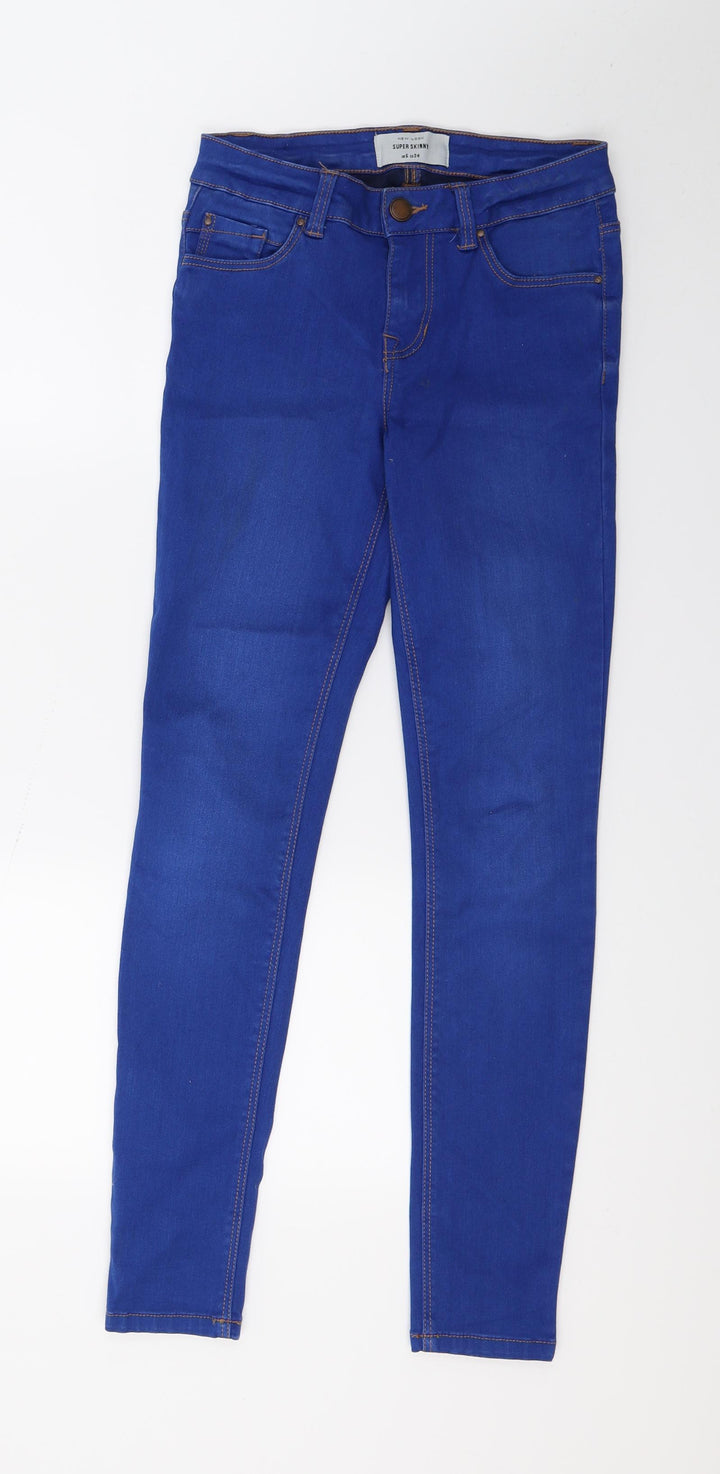 New Look Womens Blue Denim Skinny Jeans Size 6 L29 in