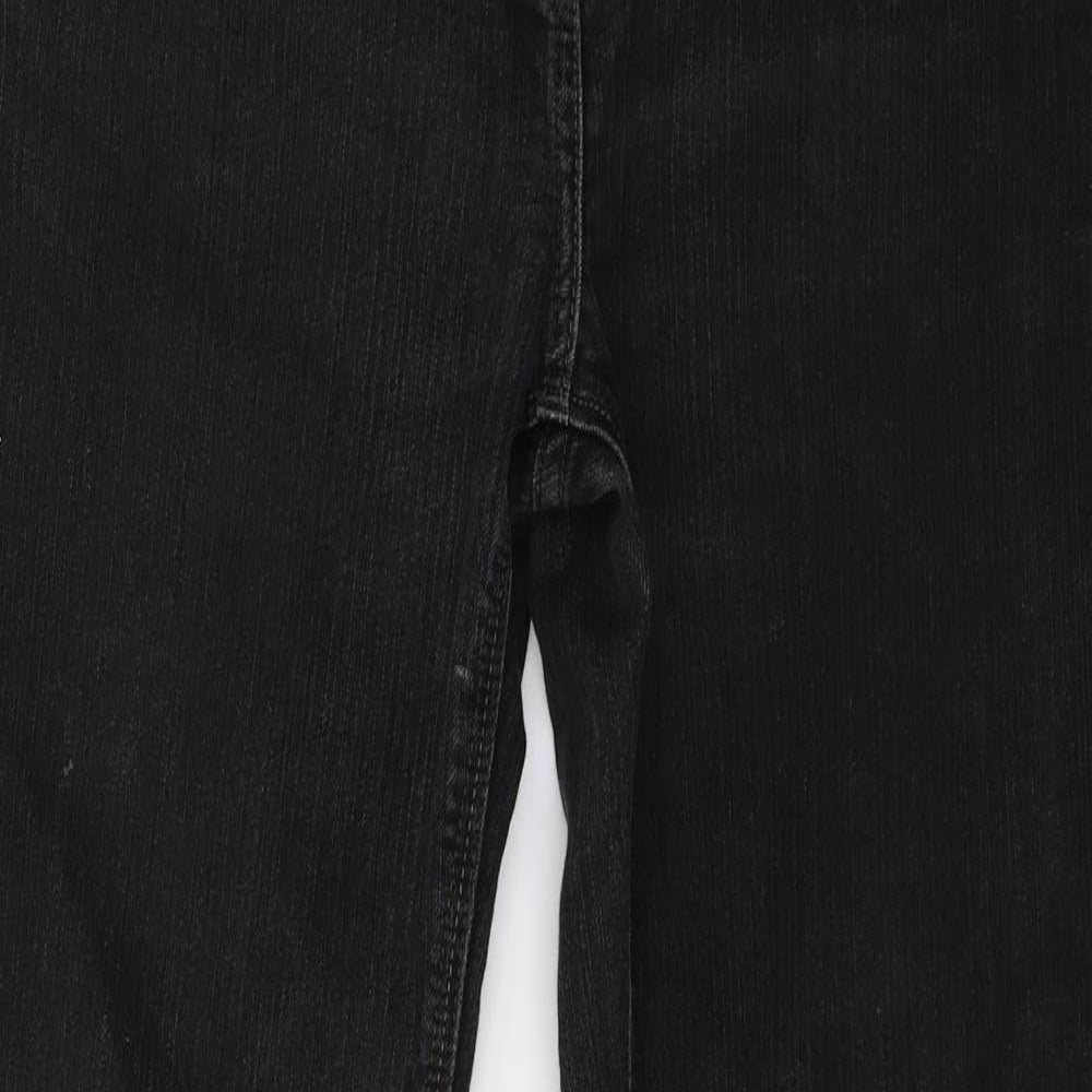 George Womens Grey  Denim Straight Jeans Size 12 L30 in