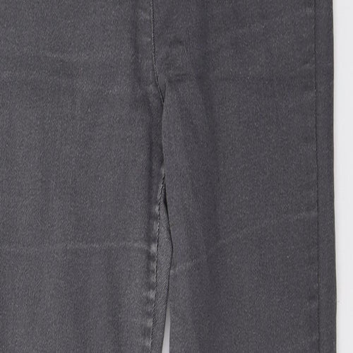 H&M Womens Grey  Denim Jegging Jeans Size 8 L27 in