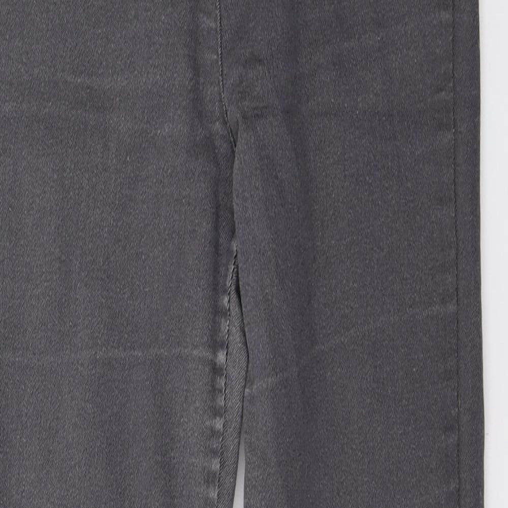 H&M Womens Grey  Denim Jegging Jeans Size 8 L27 in
