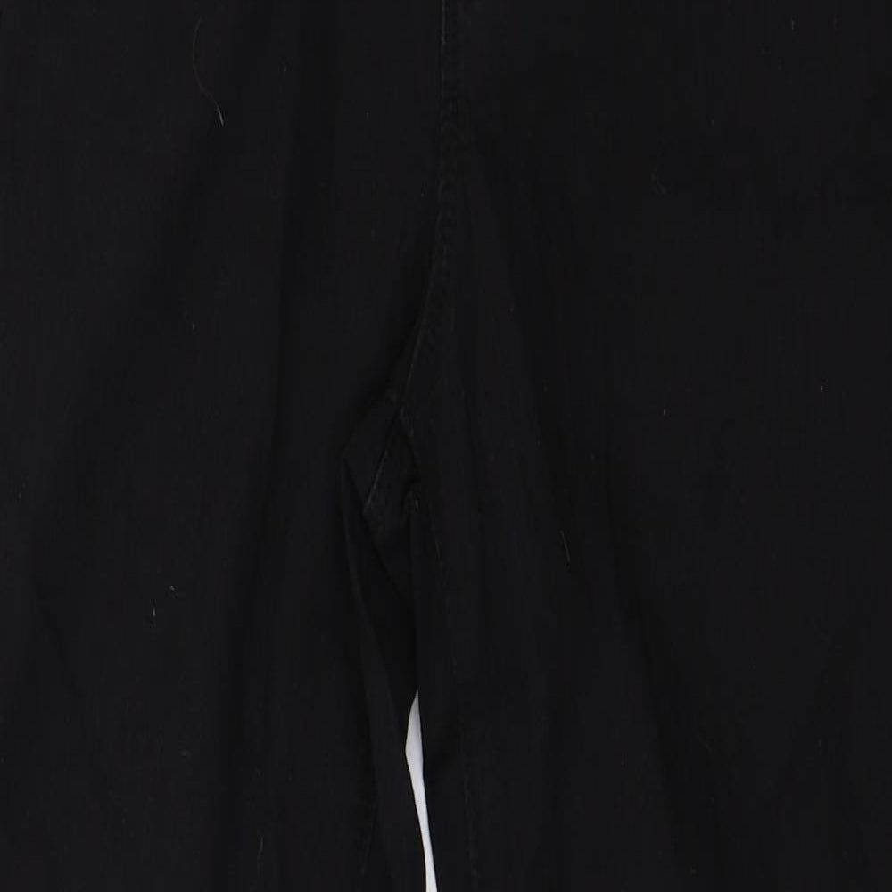 Denim & Co. Womens Black  Denim Skinny Jeans Size 8 L27 in