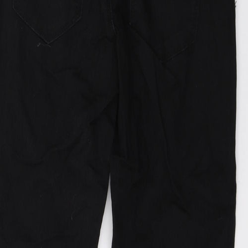 Denim & Co. Womens Black  Denim Skinny Jeans Size 8 L27 in