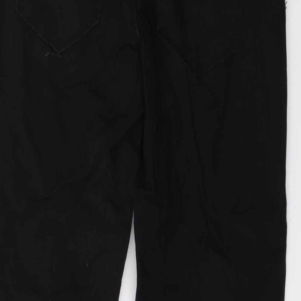 Denim & Co. Womens Black  Denim Skinny Jeans Size 8 L27 in