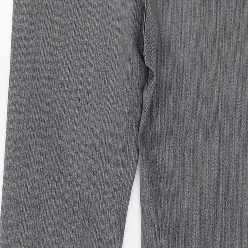 Per Una Womens Grey  Denim Straight Jeans Size 12 L31 in