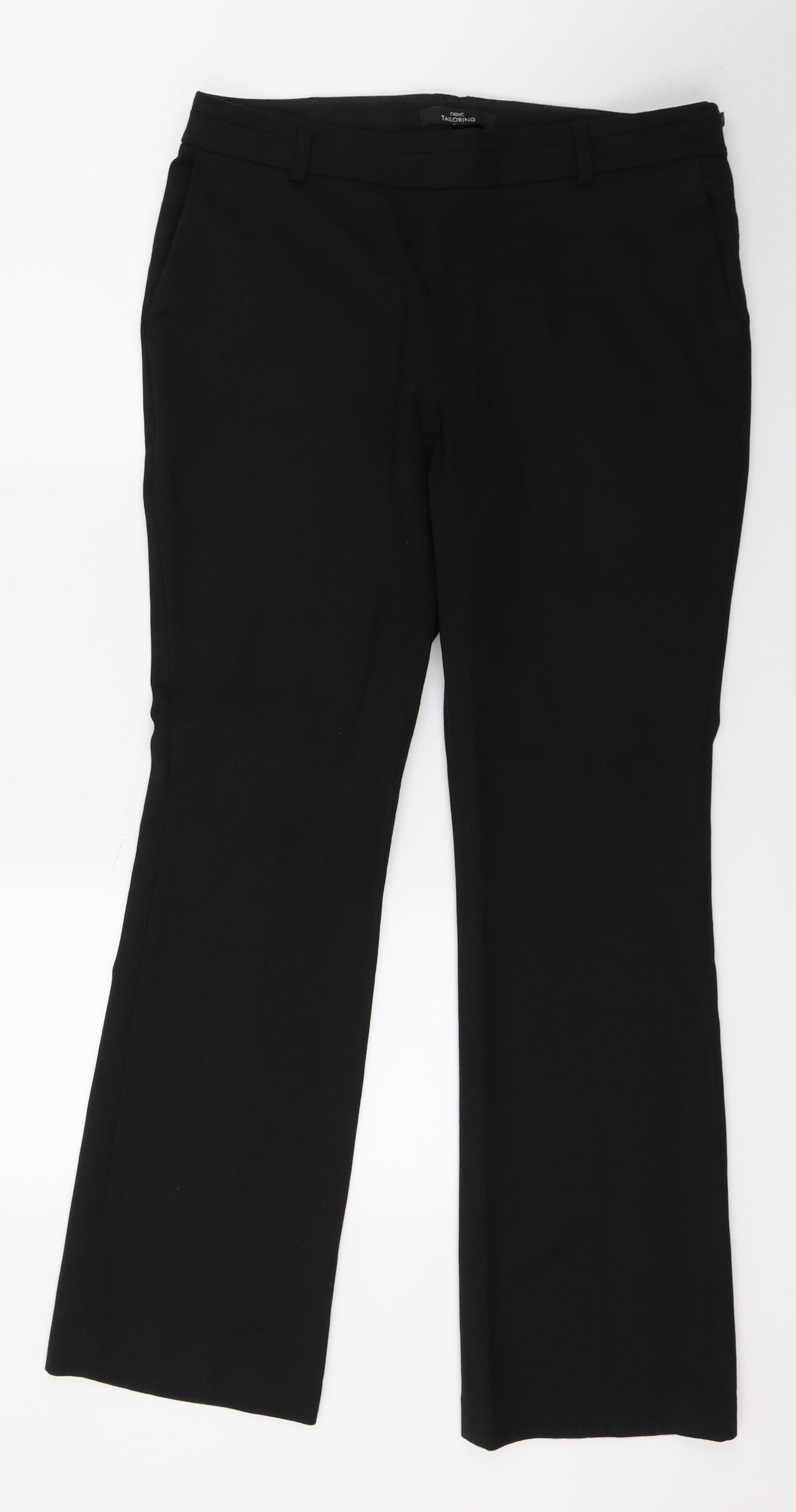 NEXT Womens Black   Trousers  Size 12 L30 in