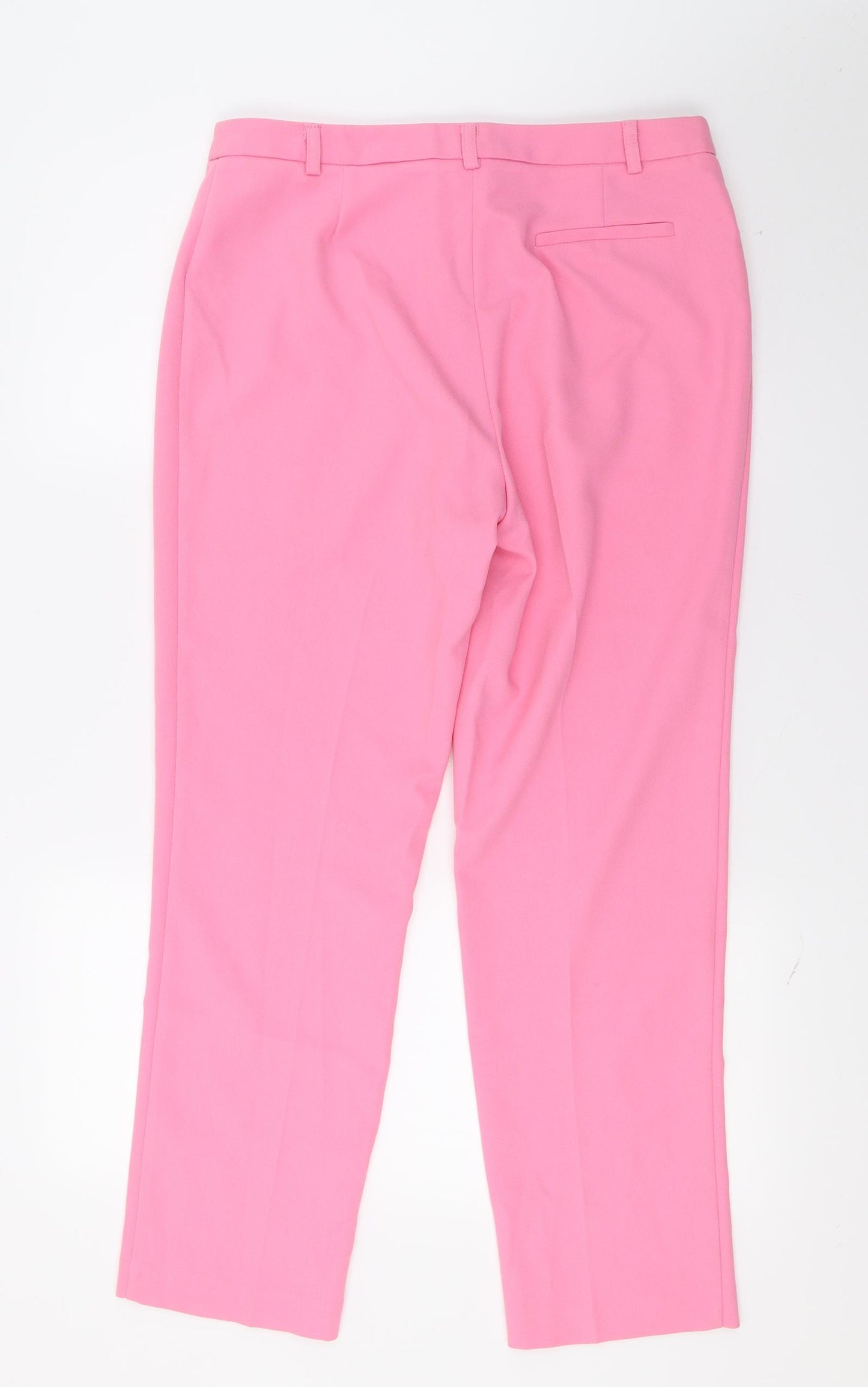 Miss Selfridge Womens Pink   Trousers  Size 12 L27 in