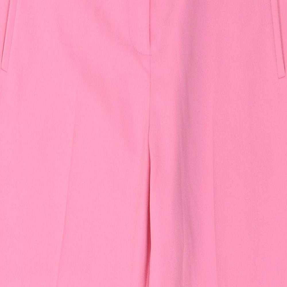 Miss Selfridge Womens Pink   Trousers  Size 12 L27 in