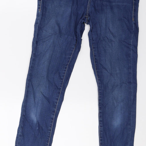 Topshop Womens Blue  Denim Skinny Jeans Size 28 in L30 in