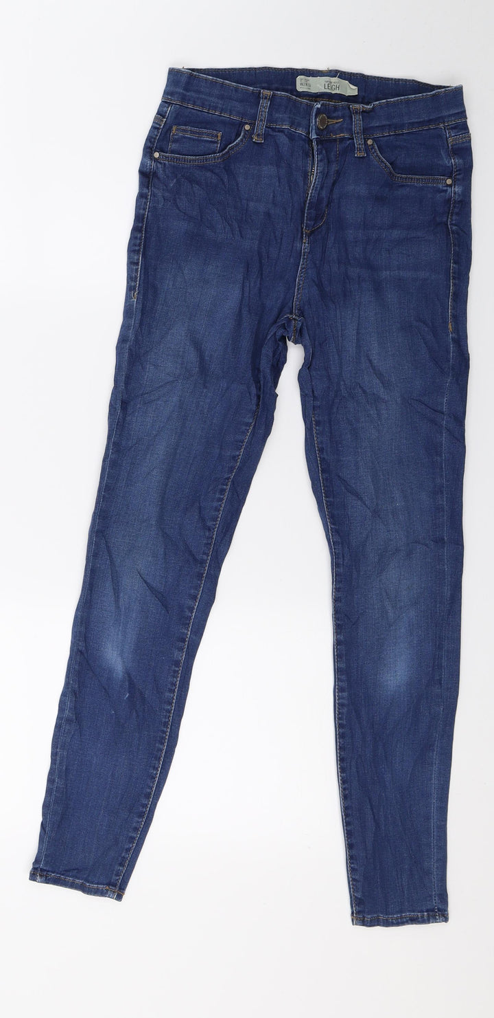 Topshop Womens Blue  Denim Skinny Jeans Size 28 in L30 in