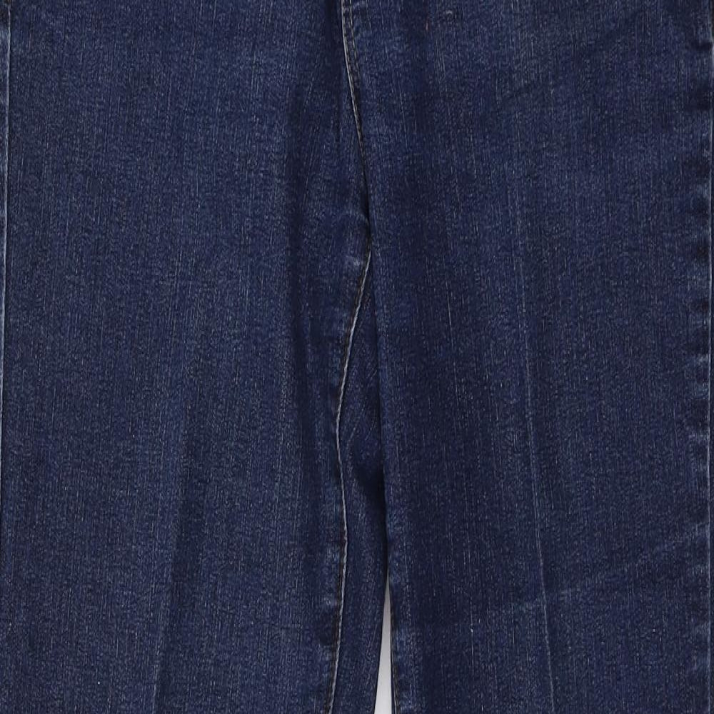 Dorothy Perkins Womens Blue  Denim Straight Jeans Size 10 L29 in