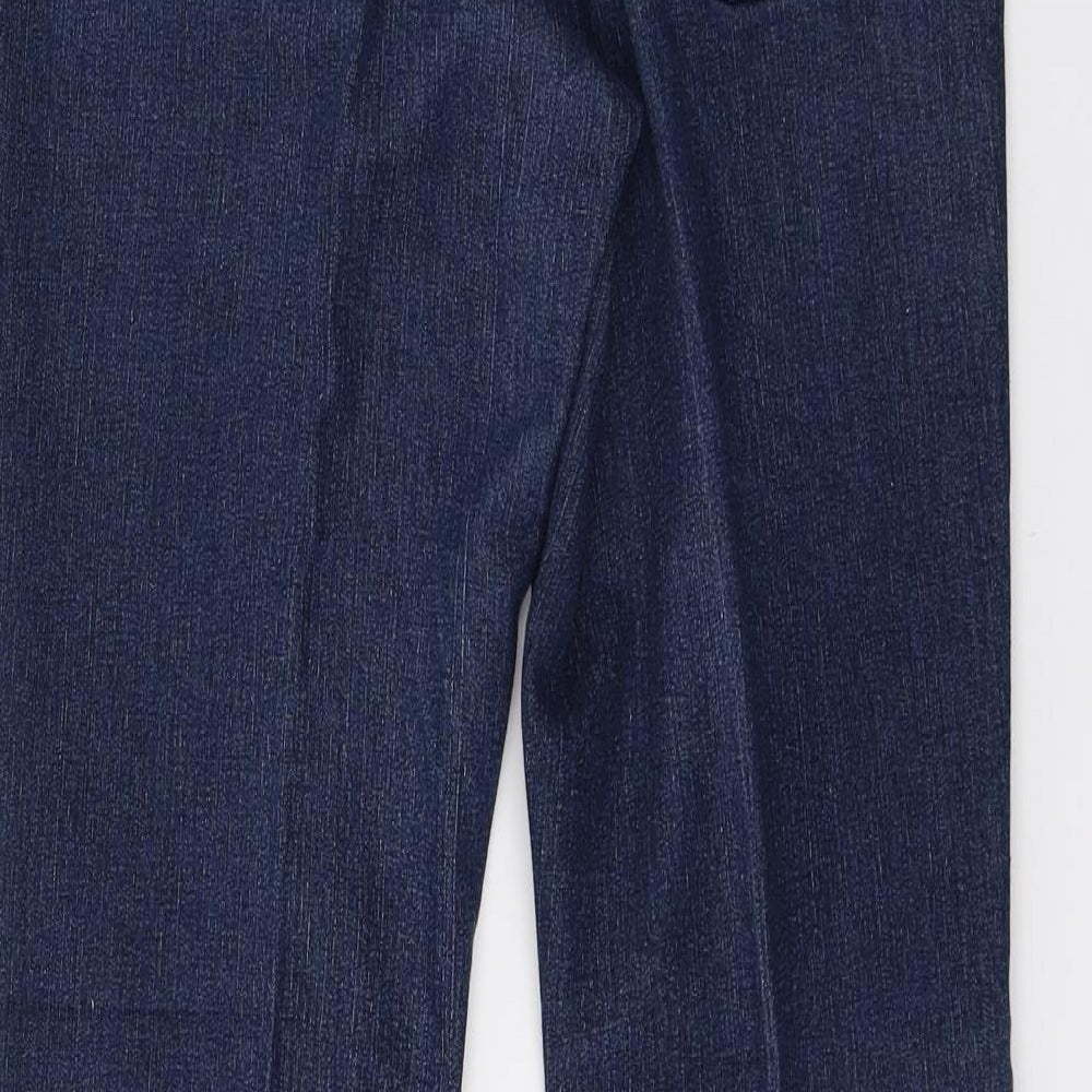 Dorothy Perkins Womens Blue  Denim Straight Jeans Size 10 L29 in