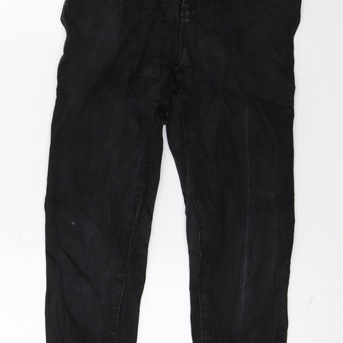 Denim & Co. Womens Black  Denim Skinny Jeans Size 12 L25 in