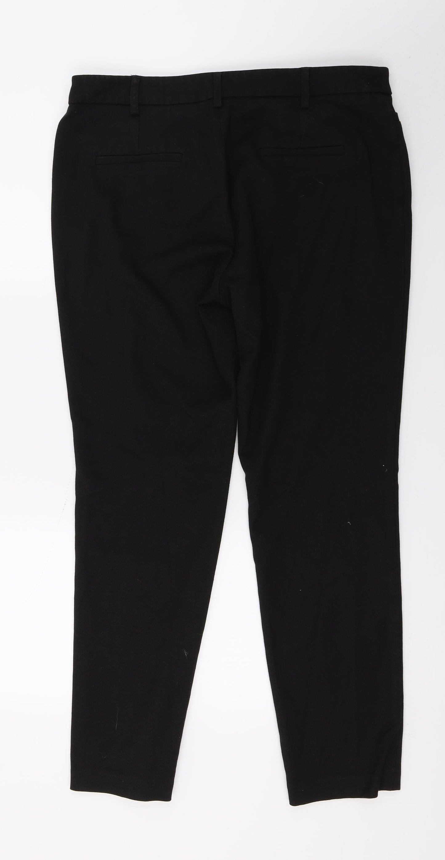 NEXT Womens Black   Trousers  Size 14 L28 in