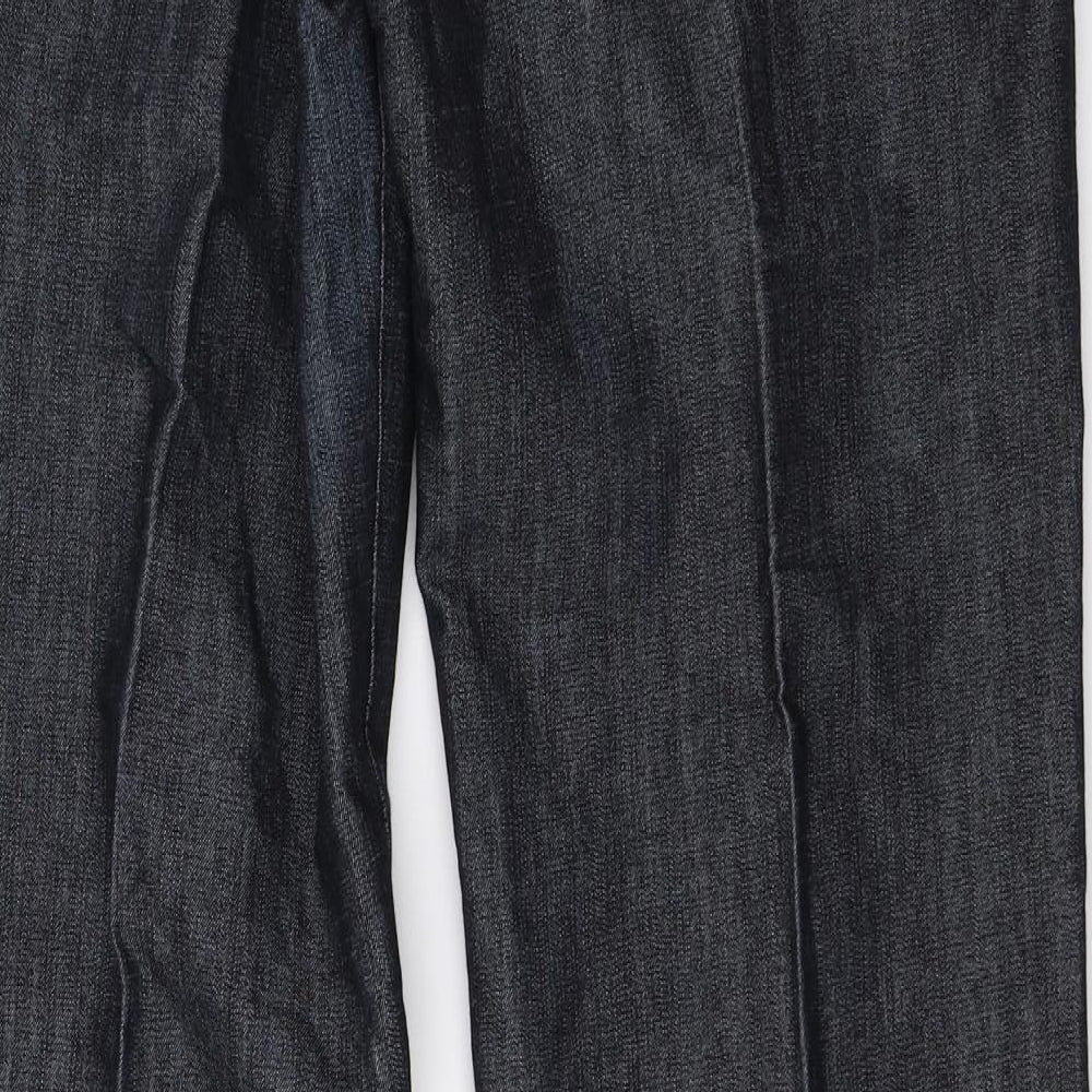 Et Vous Womens Blue  Denim Wide-Leg Jeans Size 8 L30 in