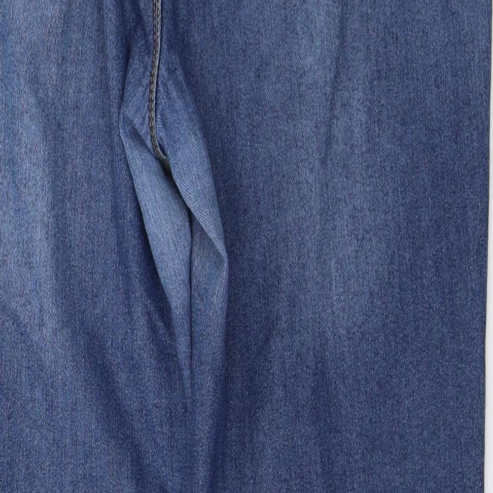 Lwie Womens Blue  Denim Straight Jeans Size 10 L30 in